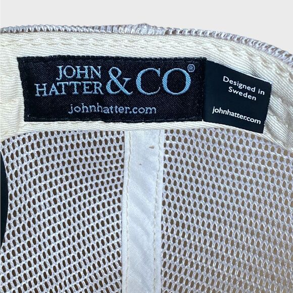 NWT John Hatter & Co VIP Trucker Hat Cap Ivory/Cream Adjustable Unisex Streetwea main image 9